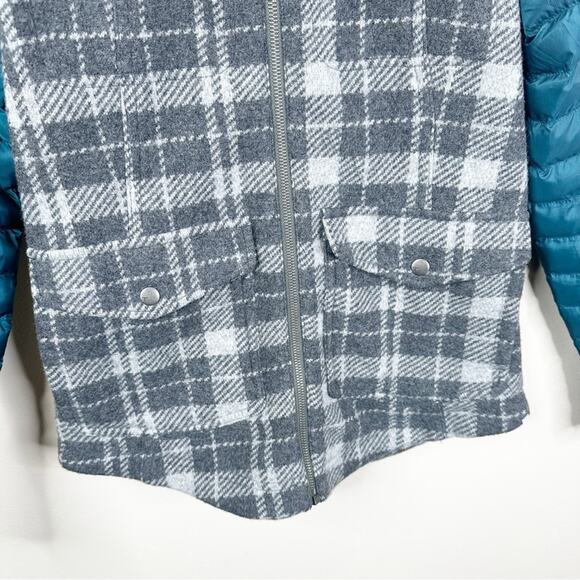 Toad & Co Breckinridge Parka Women's Size XS Plaid Quilted Zip Puffer Jacket - Picture 6 of 13